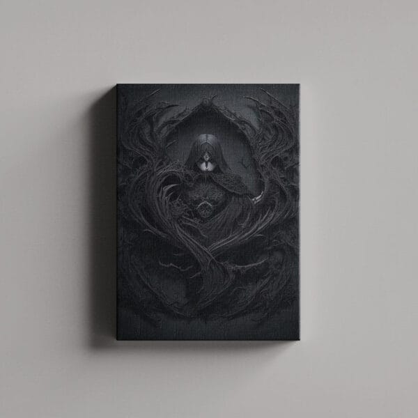 Tablou Canvas Portret – Dark Logo