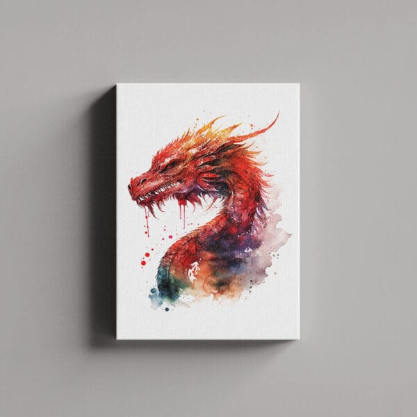 Tablou Canvas Portret – Dragon