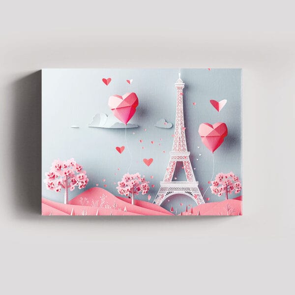 Tablou Canvas Landscape – Love Paris