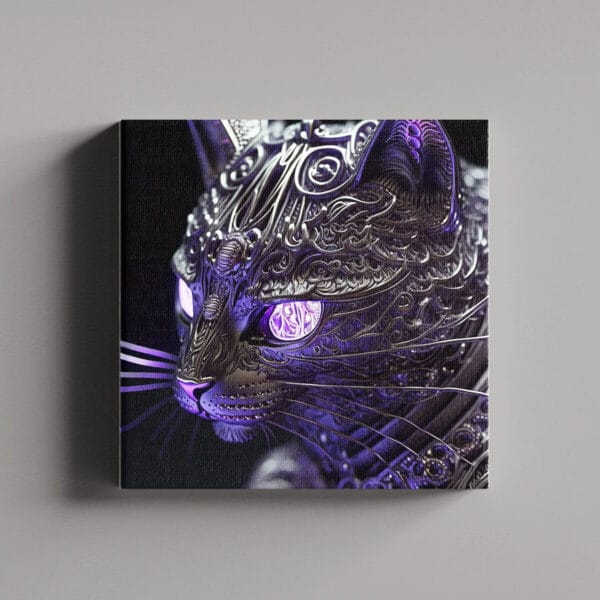 Tablou Canvas Patrat – Pisica