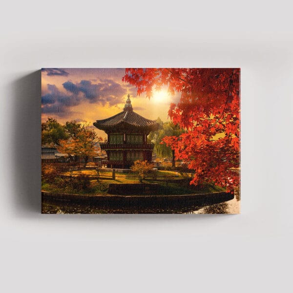 Tablou Canvas Landscape – Toamna Asia