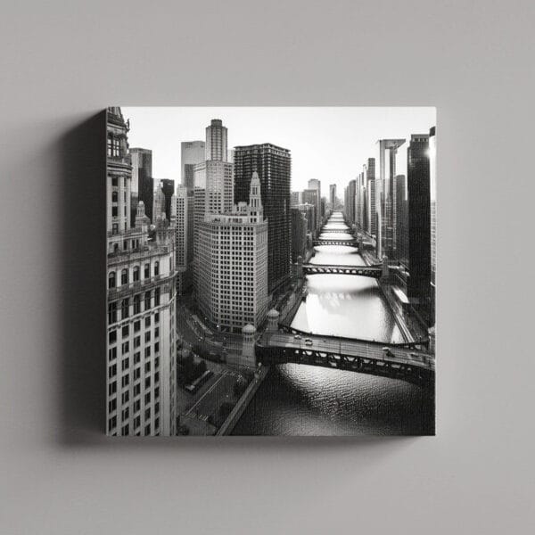 Tablou Canvas Patrat – Chicago