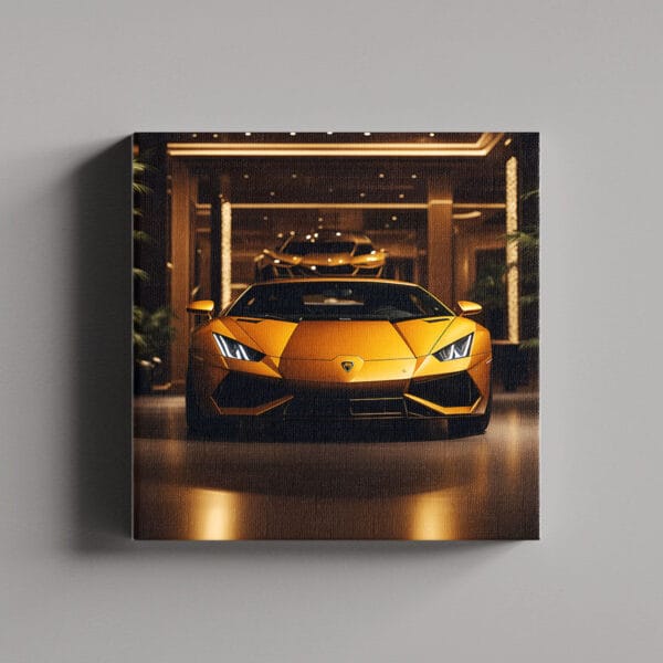 Tablou Canvas Patrat – Lambo