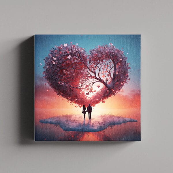 Tablou Canvas Patrat – Love Couple 1