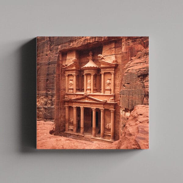 Tablou Canvas Patrat – Templu